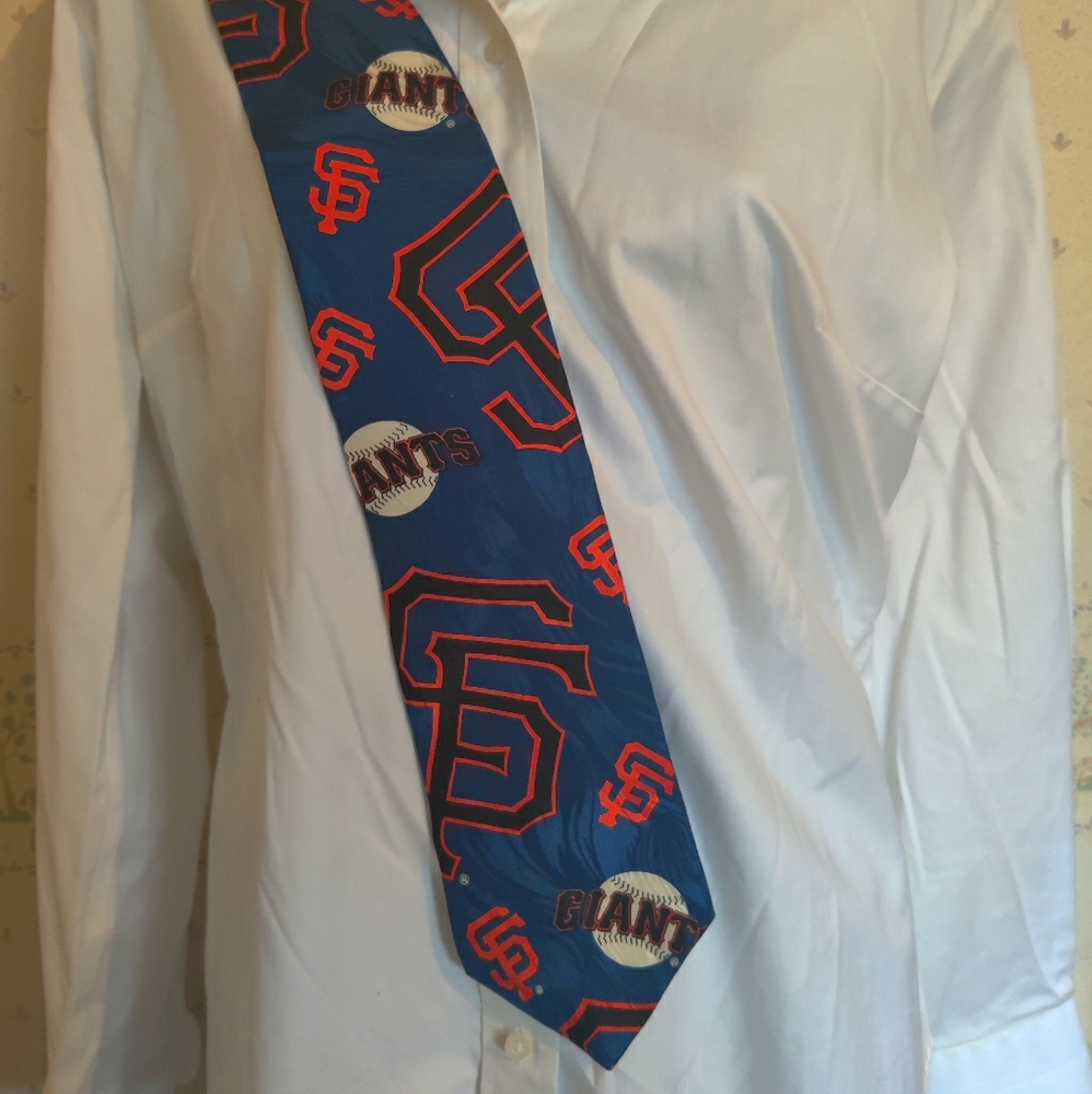 SF San Francisco Giants Novelty Silk Necktie